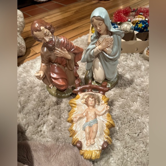 neal pemberton Other - 1961 Neal Pemberton Ceramic Nativity Set with Baby Jesus, Mary, and Joseph
